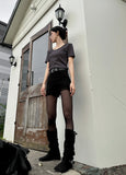 Damage cotton short pt