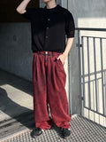 Crazy Dying Red Denim