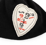 Venus Heart Patch Beanie