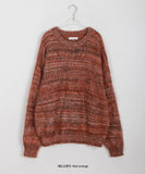 [unisex] Fallop hairy mix color over knit