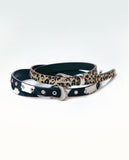 [LAN ARCHIVE] Leopard Western Leather Belt