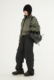 Casual metal glossy backpack