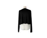 Eo Soft Slim Long Sleeve Shawl Open Cardigan