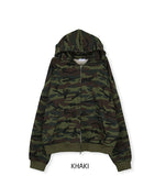 Kokia Camo Two Way Hooded Zip-Up