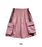 Color Track Big Pocket Bermuda Pants