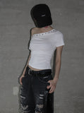 Tach Stud One Shoulder Off-Tee