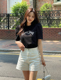 Vienna Lettering Puff Short Sleeve T-Shirt
