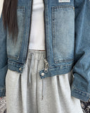 Le So Carpenter Patch Denim Jacket