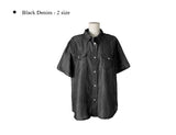Coser Tencel Western Short Sleeve Denim Shirt