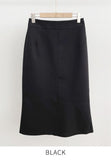 Arnel Unbalanced Slit Mermaid Skirt