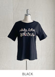 Orb Embroidery Lettering T-shirt
