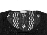Berin Short Vintage Mesh Knit Cardigan