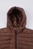 Mountain light hood padding jumper