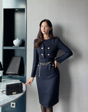 Creeren Tweed Belt One Piece Belt Set