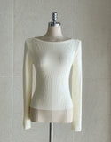 Kemi Boatneck Ribbed Knit