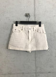 Side zipper mini skirt