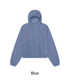 Ruen Diagonal Zipper Summer Windbreaker