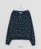 Mannaco Flower Hood Zip-up