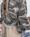 Heims Camo Washed Hooded Jacket