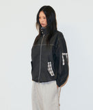 CHECK HARRINGTTON JACKET