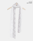 Juron Rose See-through Lace Scarf