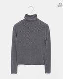 Nirin Dot Layered Brushed Turtleneck T-Shirt