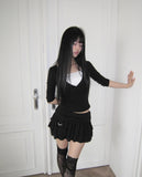 Leond Frill Mini Skirt