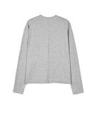 Peren cut-out henley neck long-sleeved T-shirt
