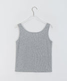 Saruya Color Basic Ribbed Sleeveless