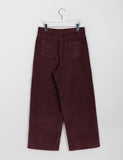 Neton corduroy wide pants