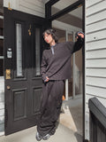Kinji Waffle Henley Neck Warmer Long Sleeve T-shirt