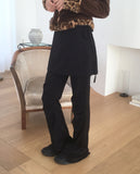 Surfit pin tuck boot cut skirt pants