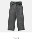 Desub washed wide denim pants