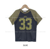 Memory Raglan Semi Crop Tee