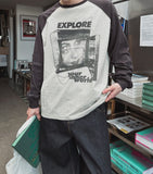 Vision Color Matching Raglan Long Sleeve