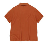 SUMMER CABLE KNIT HALF SHIRT
