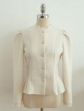 Chelly Pearl Lace Peplum Blouse