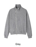 Vieron side knit zip-up