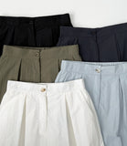 Whith Lining In Skirt Banding Rustling Nylon Pintuck Long Skirt