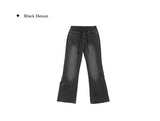 Reher Pocket Banding Washed Denim Bootcut Pants