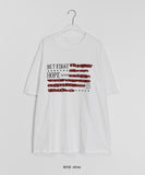 [unisex] Shihiru Printing Over Short Sleeve Tee