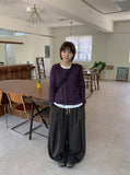 [unisex] Ridello Pintuck Rivet Banding Wide Pants