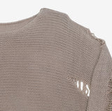 [NONCODE] ONBIA Damage Knitwear