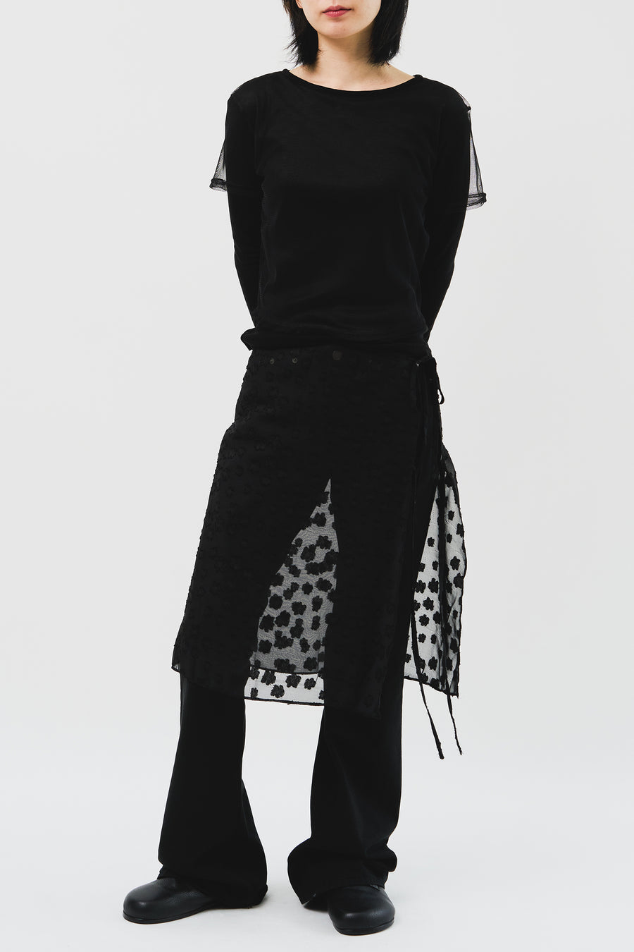 【HI FI FNK】(W) Cloud Wrap Skirt HI FI FNK(ハイファイファンク) - (W)クラウドラップスカート