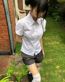 Rika Striped Short Sleeve Shirt