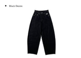 Oven Lettering Patch Denim Wide Pants