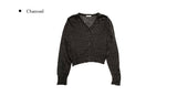Lizu Delicate V-Neck Crop Cardigan