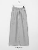 [unisex] Tenjo Color Banding Nylon String Cargo Pants