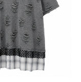 Triple Damage Layered Short Sleeve T-shirt