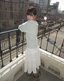 Hanyu Frill Midi Skirt